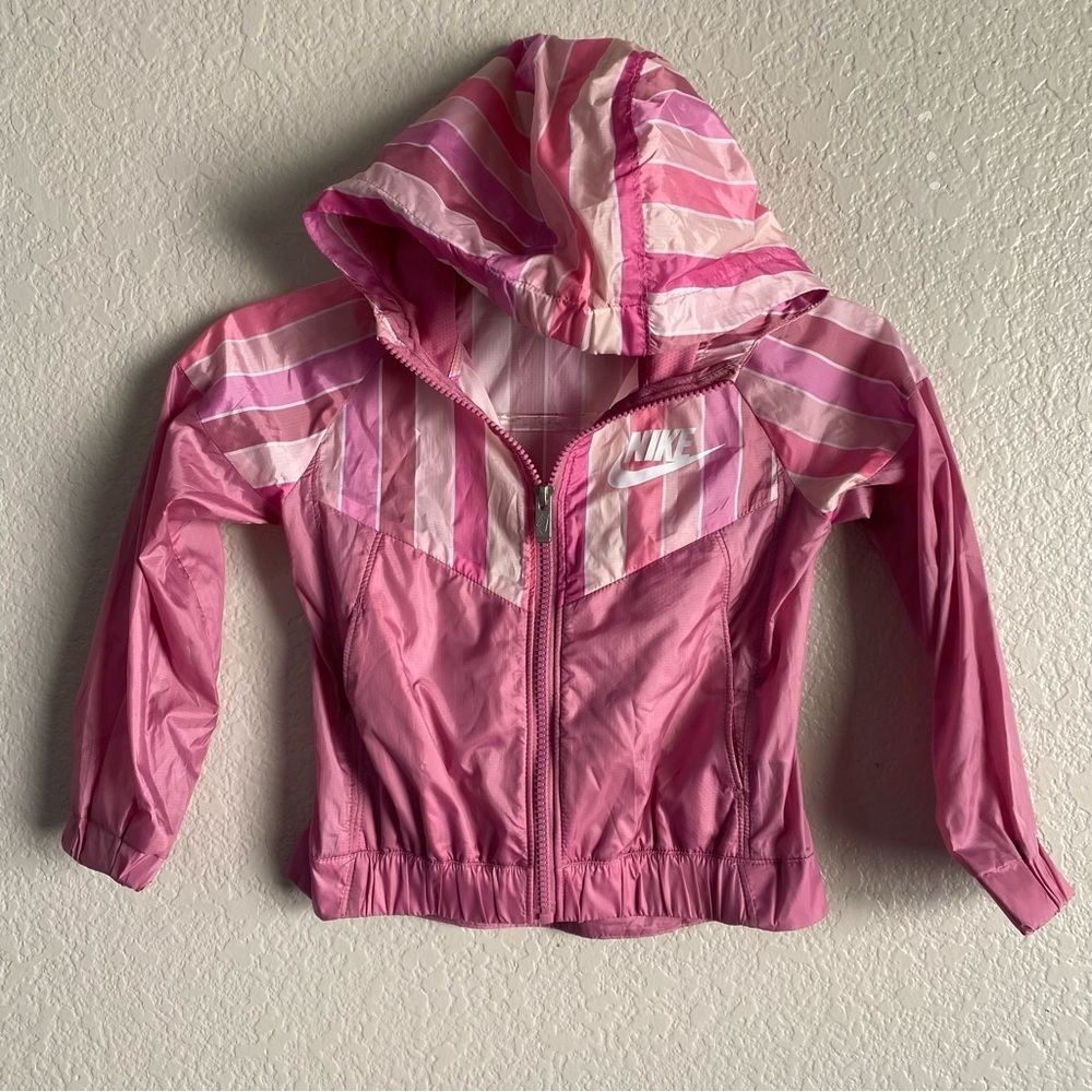 Nike Magic Flamingo Kids Pink with Stripe Rain Jacket